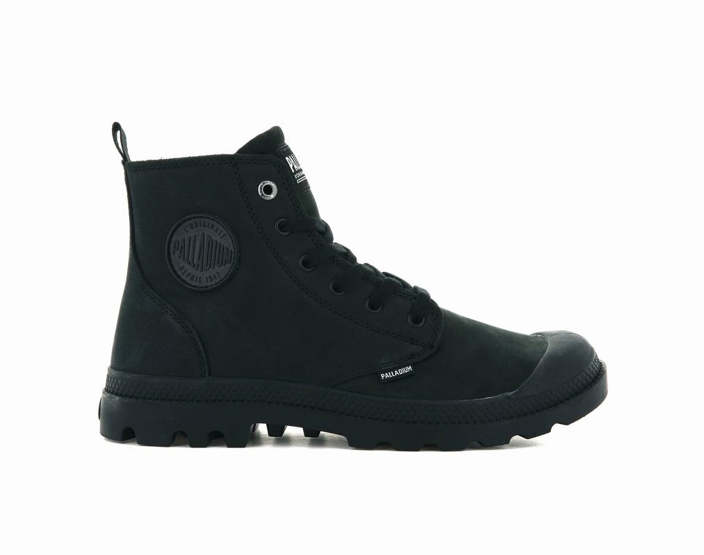 Palladium Pampa Hi Zip Nbk Men's Boots Black (AOTH64518)